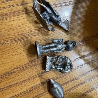 Pewter and other metal items