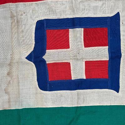 Flag of The Kingdom of Italy w/ Savoy Coat of Arms