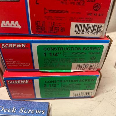 Nails and screws lot