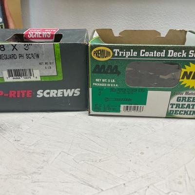 Nails and screws lot