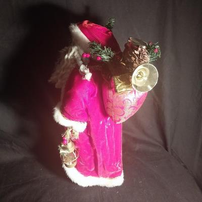 SANTA FIGURINE- WOODEN WISH SIGN AND PHOTO FRAME ORNAMENTS