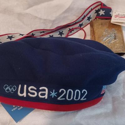 Set of 3 Official Pieces From 2002 Winter Olympics Salt Lake City, Utah