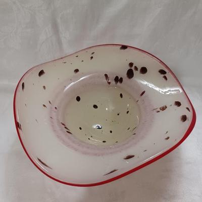 Art Glass Hat Bowl