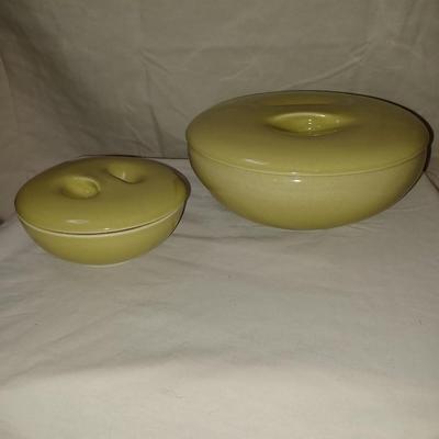 Russel Wright Iriquoise Casual China Bowls With Lids 1946