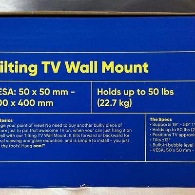 NEW - HangOnn tilting TV wall mount
