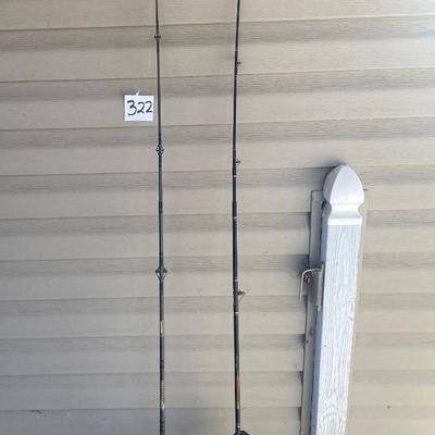 Brute and Zebco Fishing Poles