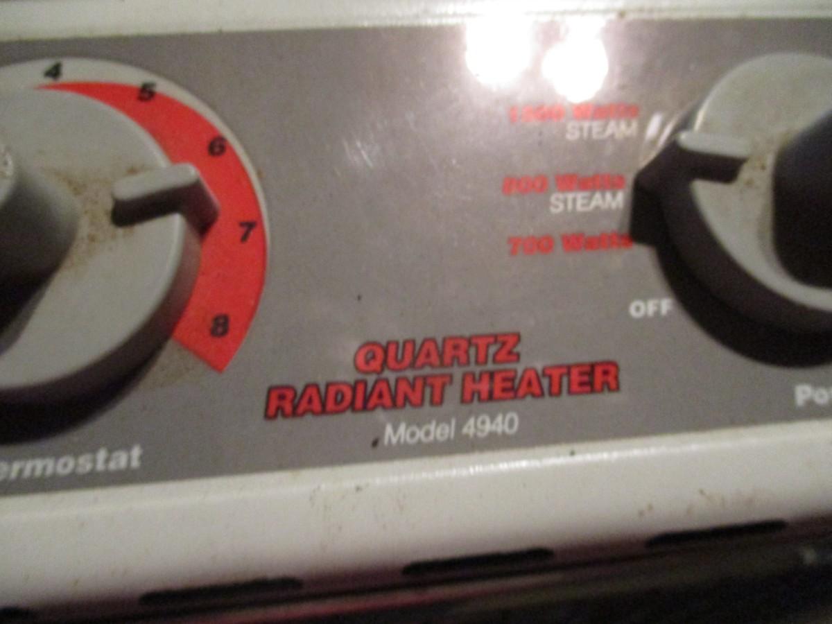 Marvin Quartz Radiant Heater Model 4940 C