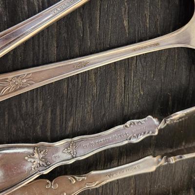11 pieces of silverplate