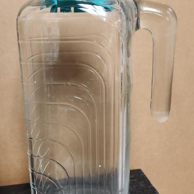 Vintage pitcher and 2 glasses