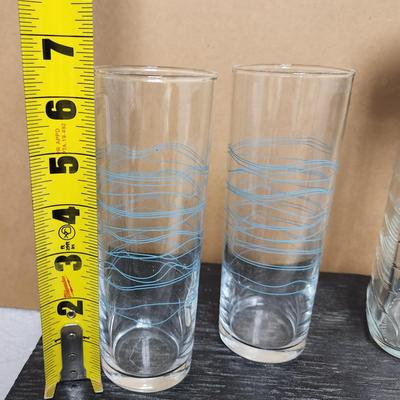 Vintage pitcher and 2 glasses