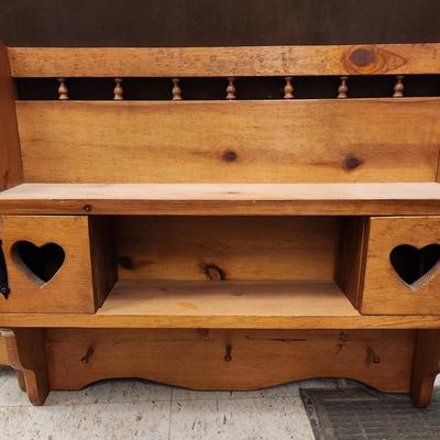 Lot of 4 wall shelves
