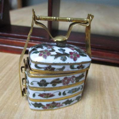 Home Decor Trinket Shadow Box Chinese Stacking Spice Box - C