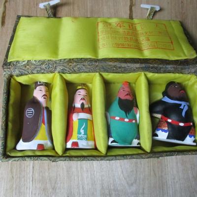 Chinese Figurines With Box - C