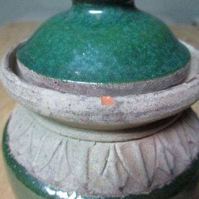 Terra Cotta Jar With Lid - C