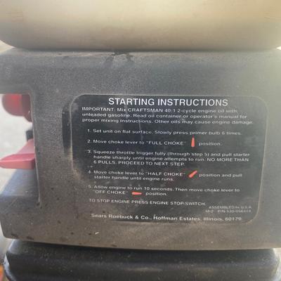 Craftsman Gas Weedwacker 32cc