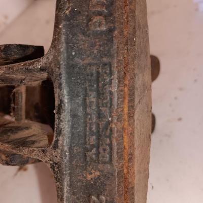 Antique E.C. Stearns Saw Blade Sharpening vice pat'd Aug 22, 1899