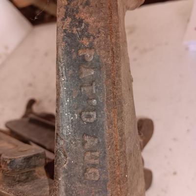 Antique E.C. Stearns Saw Blade Sharpening vice pat'd Aug 22, 1899