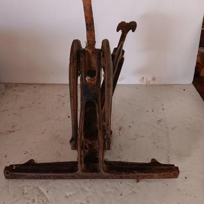 Antique E.C. Stearns Saw Blade Sharpening vice pat'd Aug 22, 1899