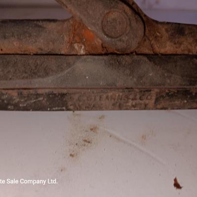 Antique E.C. Stearns & Co. Syracuse N.Y. bench mount Saw sharpening Vise