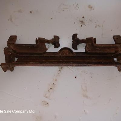 Antique E.C. Stearns & Co. Syracuse N.Y. bench mount Saw sharpening Vise
