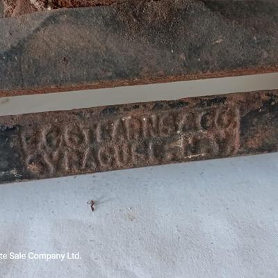 Antique E.C. Stearns & Co. Syracuse N.Y. bench mount Saw sharpening Vise