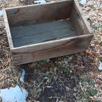 Two Antique wooden boxes