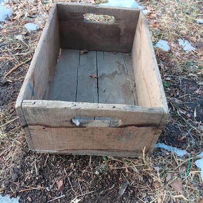 Two Antique wooden boxes