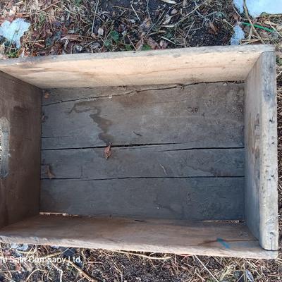 Two Antique wooden boxes