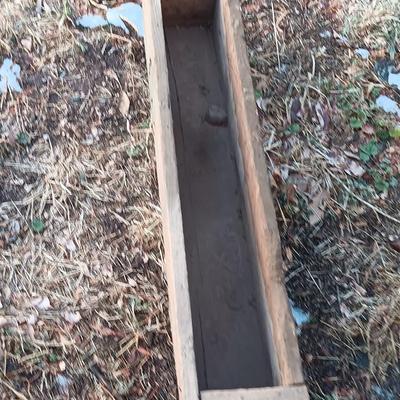 Two Antique wooden boxes