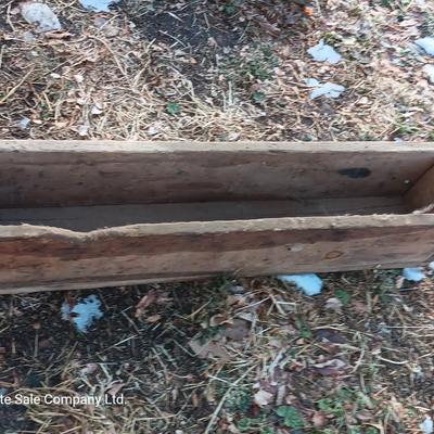 Two Antique wooden boxes