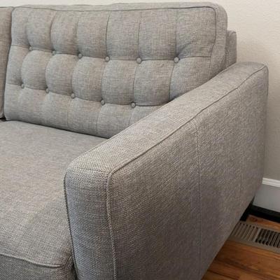 Gray Electric Reclining Sofa