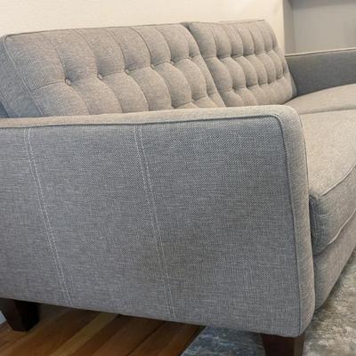 Gray Electric Reclining Sofa