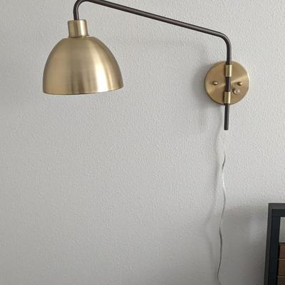 Colwood Swing Arm Brass/Bronze Wall Lamps