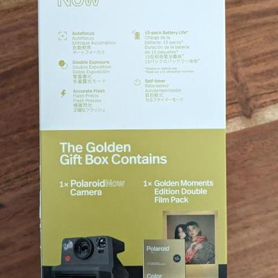 New in Box Polaroid Golden Gift Box and Adventure Challenge