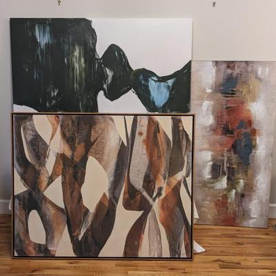Oversized Wrapped Canvas Art