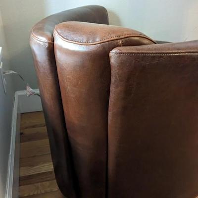 Lannister Swivel Club Chair and Moe's Side Table