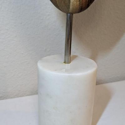 Abstract Wood and Marble Statuaries