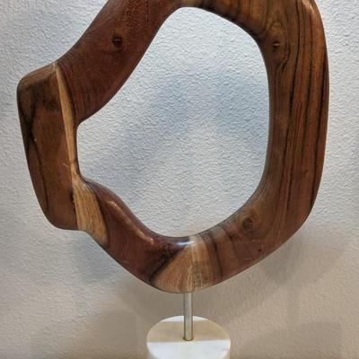 Abstract Wood and Marble Statuaries
