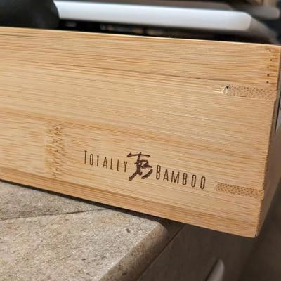 Kitchen Utensils and Bamboo Dividers