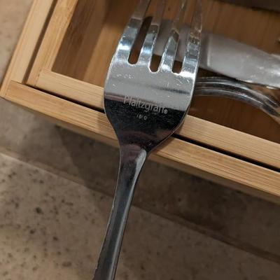 Kitchen Utensils and Bamboo Dividers