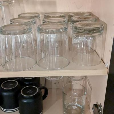 At Home Dishes and Drinking Glasses