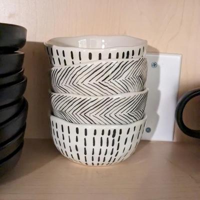 At Home Dishes and Drinking Glasses
