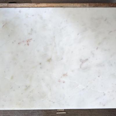 Marble Top Side Table and Extras