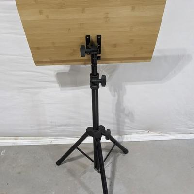 Stand Classic Wooden Guitar Foot Rest and Bamboo Music Stand