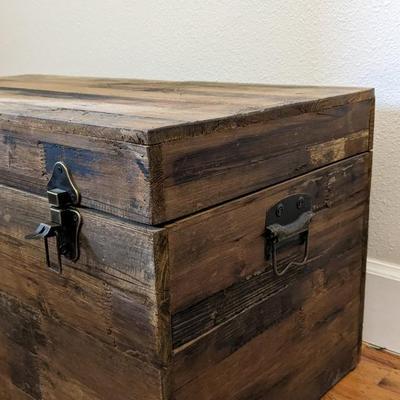 Raw Wood Storage Chests