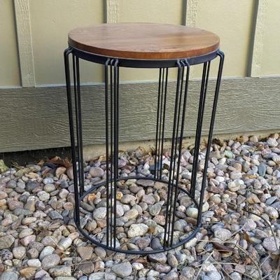 Rope Side Patio Chairs and Small Table