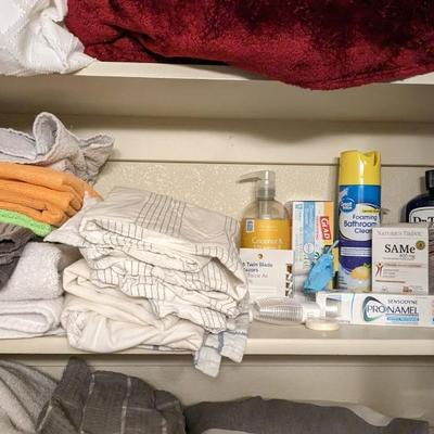 Contents of Bathroom Closet