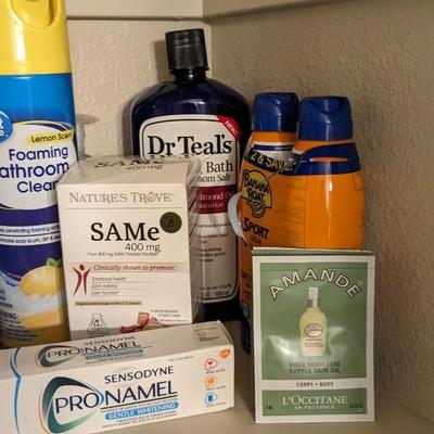 Contents of Bathroom Closet