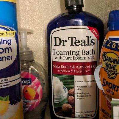 Contents of Bathroom Closet