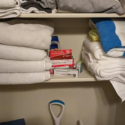 Contents of Bathroom Closet